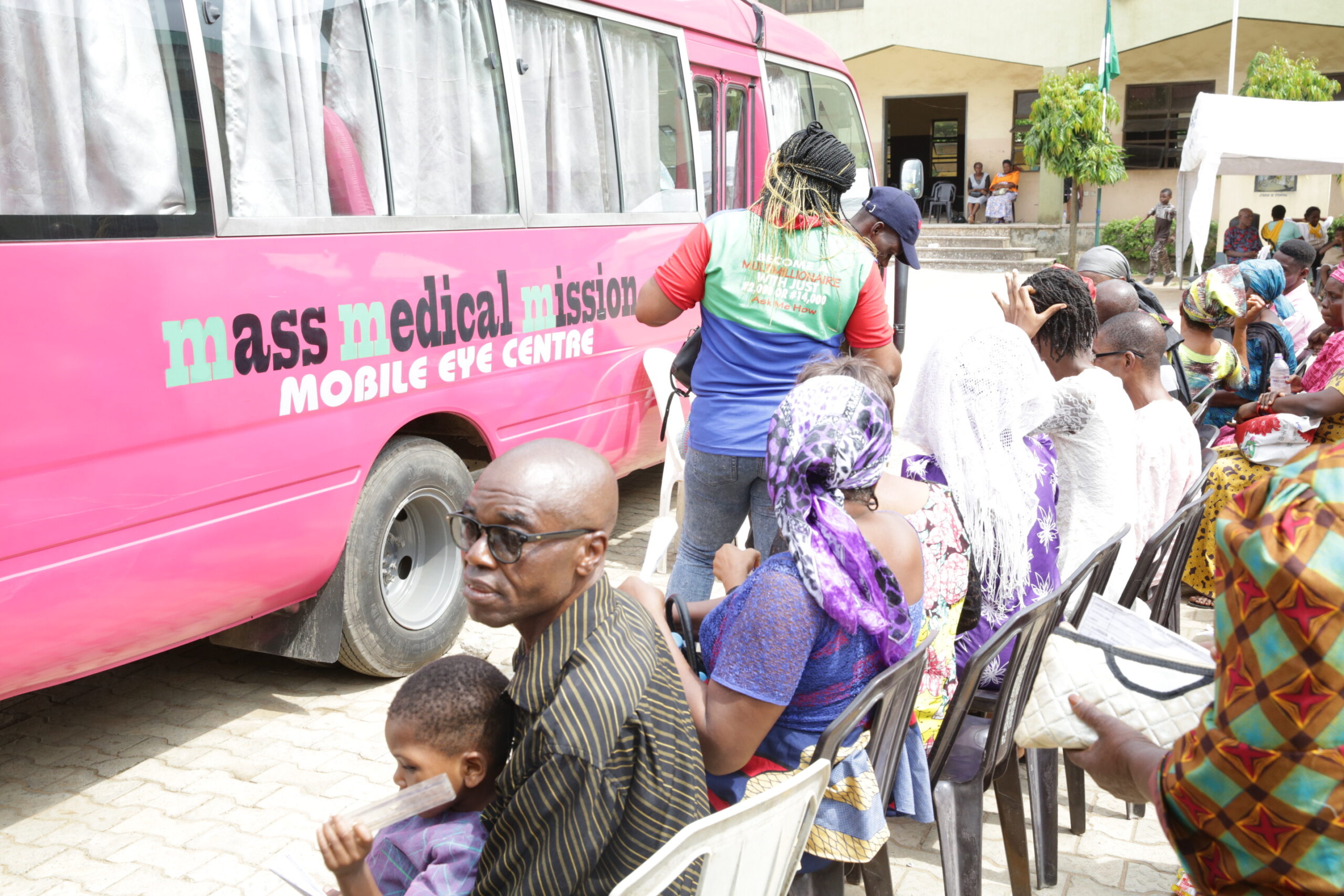 Community outreach screening and health education in the field